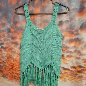 **SOLD**Bohemian top | size M/L